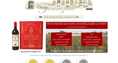 Desktop Screenshot of chateau-fonrazade.com